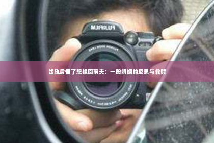 出轨后悔了想挽回前夫：一段婚姻的反思与救赎