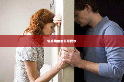 情感挽回的前期提示