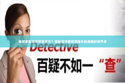 催收拿起诉文件要多久？揭秘法律催收流程中的关键时间节点