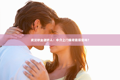 武汉职业捉奸人：中介上门催收能报警吗？