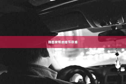 挽回爱情的细节攻略