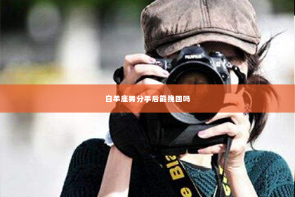 白羊座男分手后能挽回吗