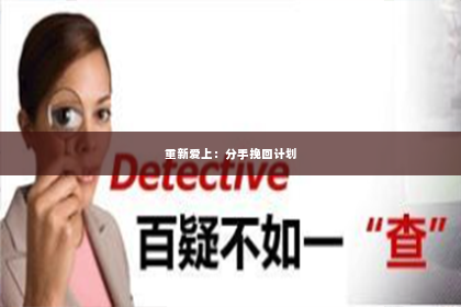 重新爱上：分手挽回计划