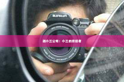 捉小三公司：小三的终结者