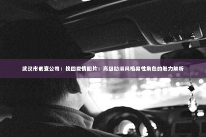 武汉市调查公司：挽回爱情图片：高级动漫风格男性角色的魅力解析