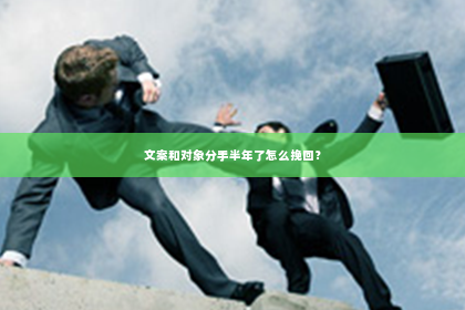 文案和对象分手半年了怎么挽回？