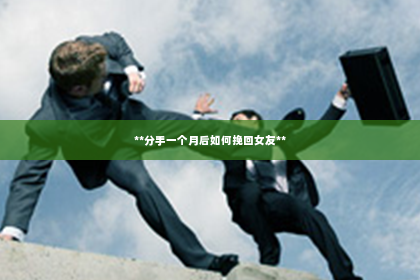 **分手一个月后如何挽回女友**