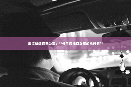 武汉侦探调查公司：**分手后挽回女友的检讨书**