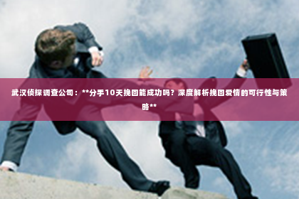 武汉侦探调查公司：**分手10天挽回能成功吗？深度解析挽回爱情的可行性与策略**