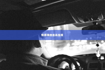 情感挽回是高压线
