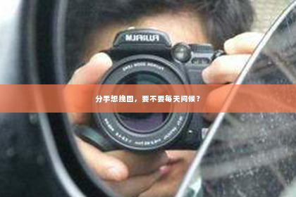 分手想挽回，要不要每天问候？